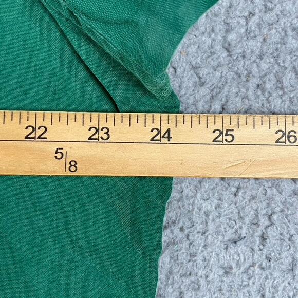 VTG Ralph Lauren Custom Fit Button Down Shirt Men's XL Cotton Green Causal Work - Picture 5 of 7